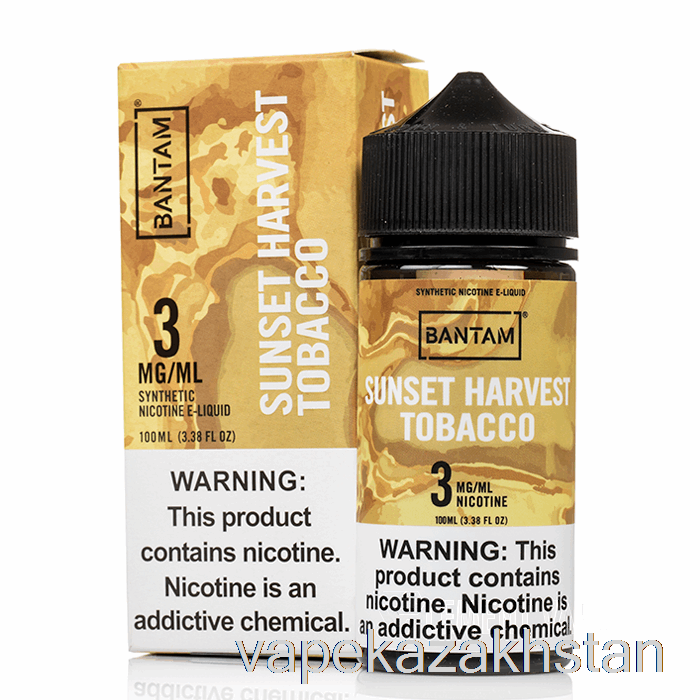 Vape Smoke Sunset Harvest Tobacco - Bantam Vape - 100mL 6mg